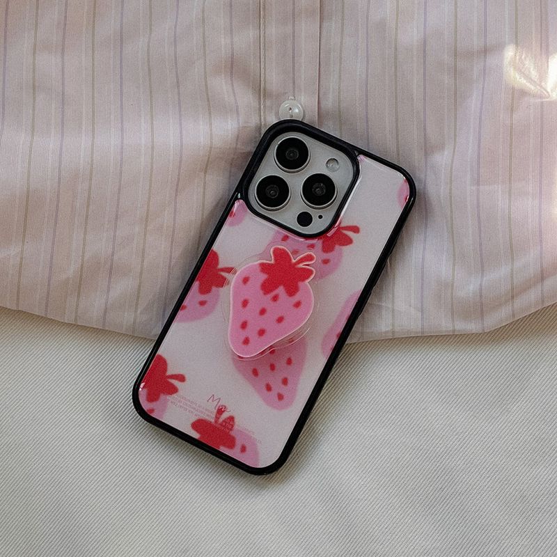 mademoment（メイドモーマン）の「[Mademoment]ストロベリーディライトパターンデザインアイフォンエポキシーケース（スマホグッズ/小物）」