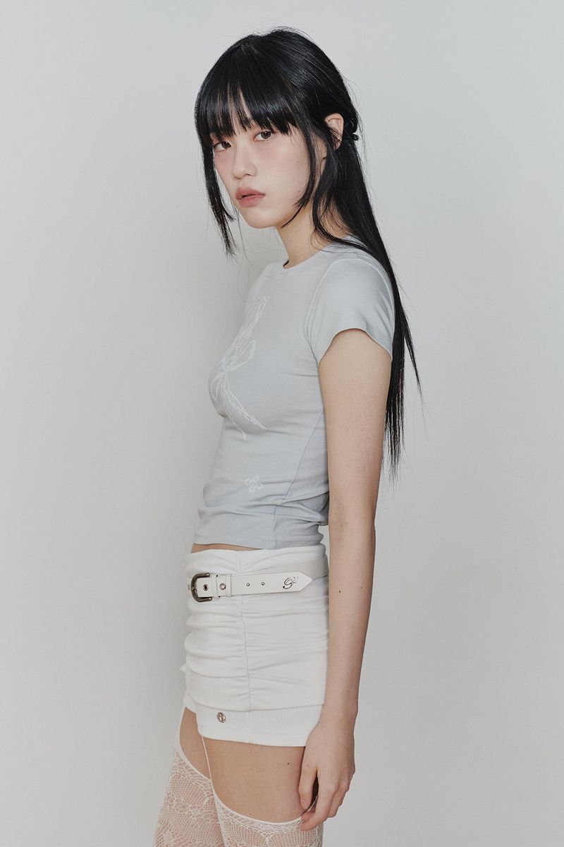 RUBY HOOK SHORTS (SS ver.) white