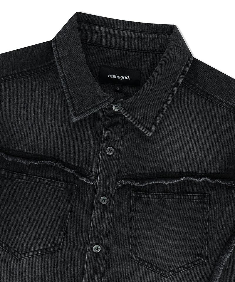 DENIM HALF SHIRT