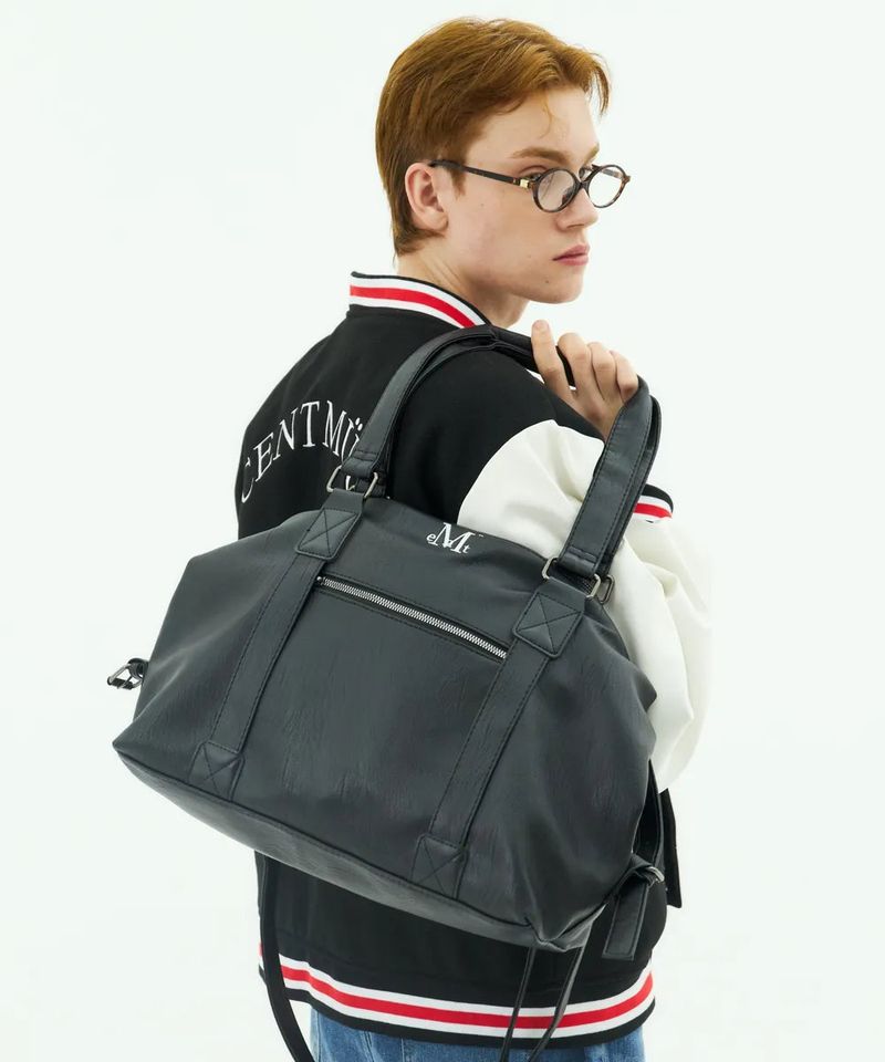 PRIME WRINKLE LEATHER TOTE BAG 