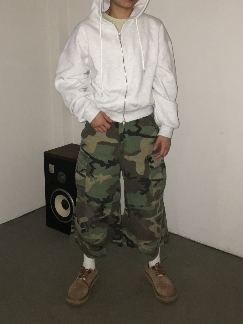 Premium Camo Cargo Bermuda Shorts