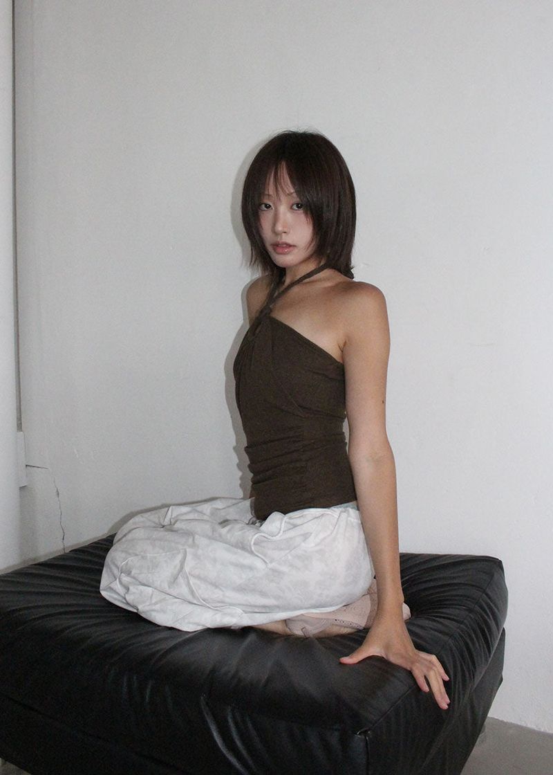 ROPE HALTER TOP