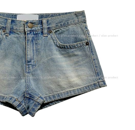Mute Low Rise Short Denim Pants