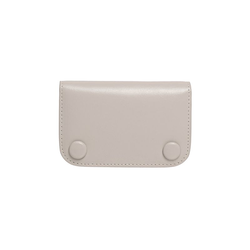 DOT Compact Card Wallets warm gray