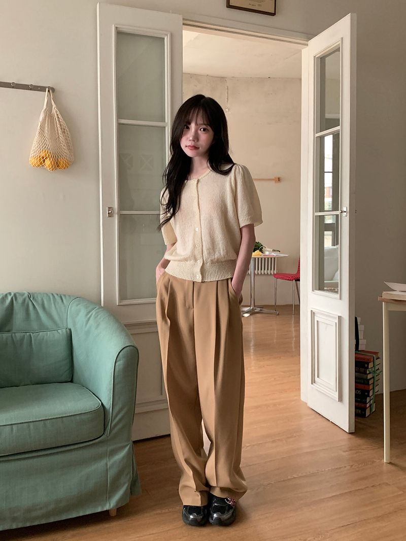[MADE] Wearby Puff Half Cardigan