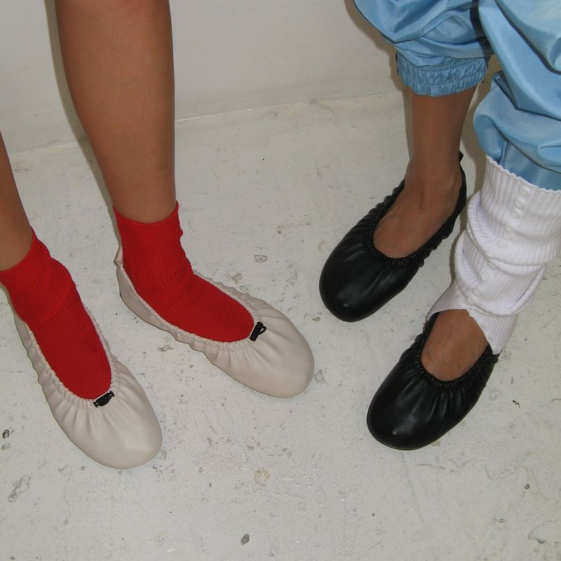 Ballet 0048. Scrunch Flat Shoes - 4colors