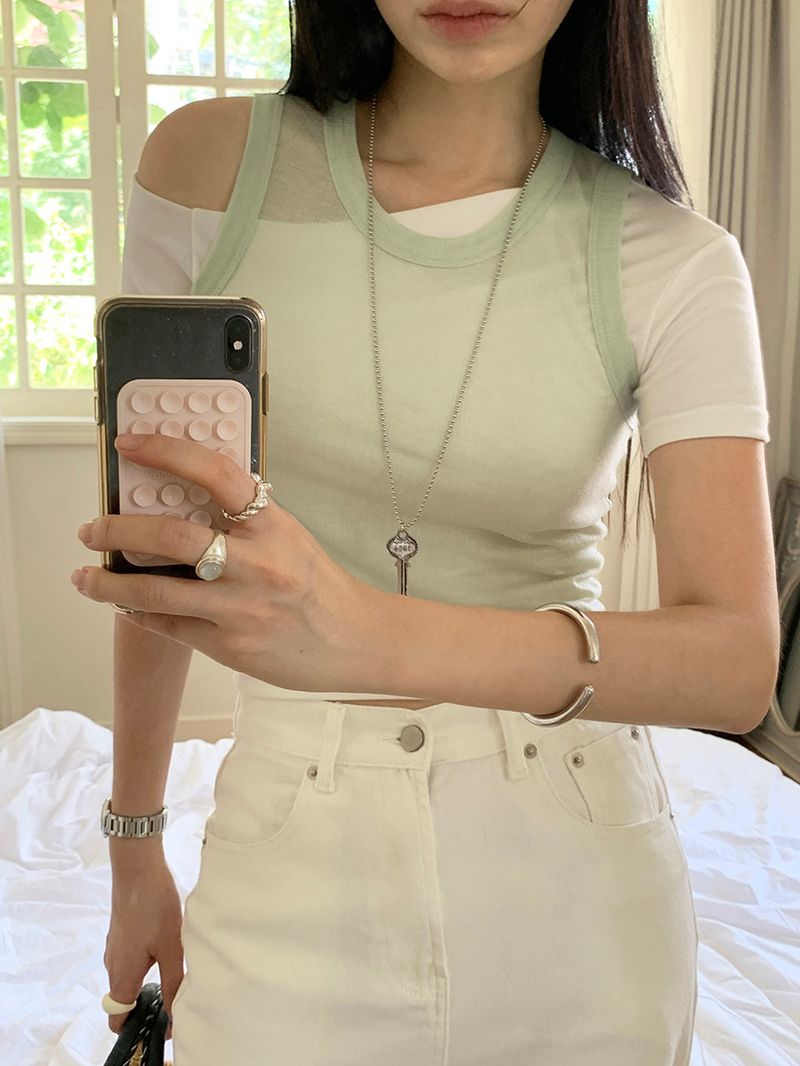 [MADE] Atom Tencel Layered Sleeveless