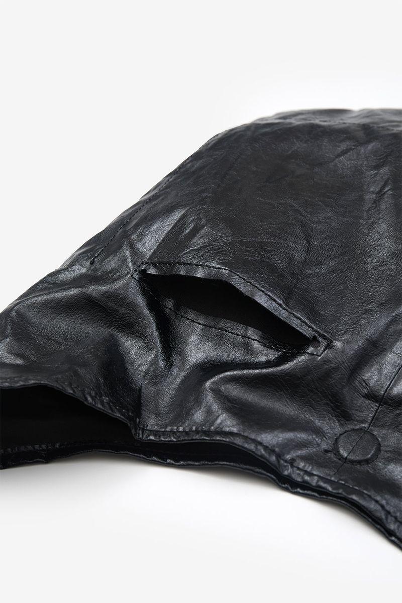 Maelle glossy leather shoulder bag