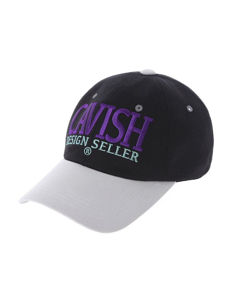 cavish（カビシ）の「SERIF LOGO CAP BLACK(CV2CFUAB25A)（Hats）」