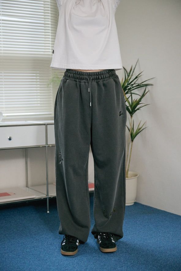 CPGN studio（コンパーニョ）の「26SS★ アニマルステッチピグメントスウェットパンツ（パンツ）」