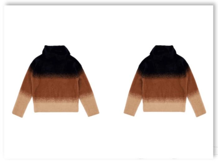 Vintage Gradation Soft Knitwear