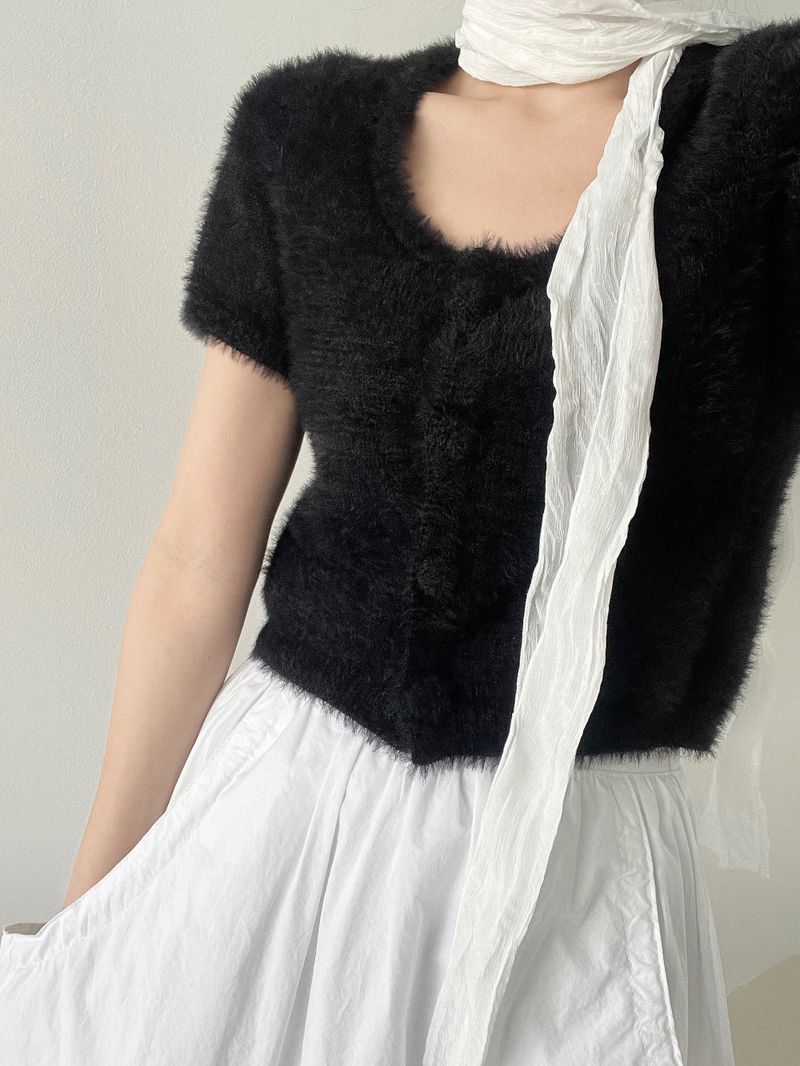 Wrinkle crazy scarf