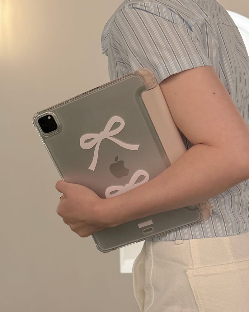 double ribbon Ipad case