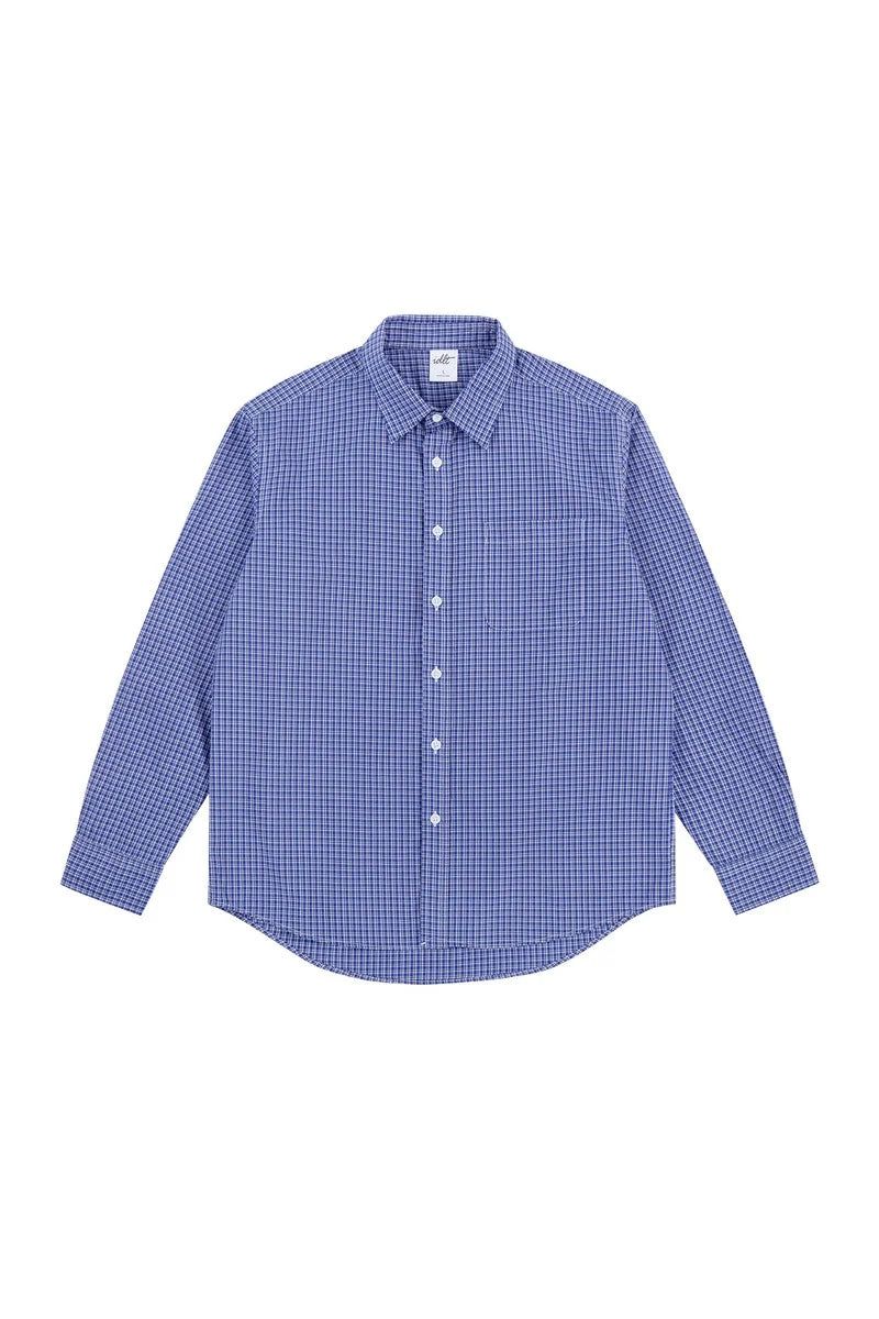 IDLT Basicsの「Washed Blue Check Shirt(Tops)」