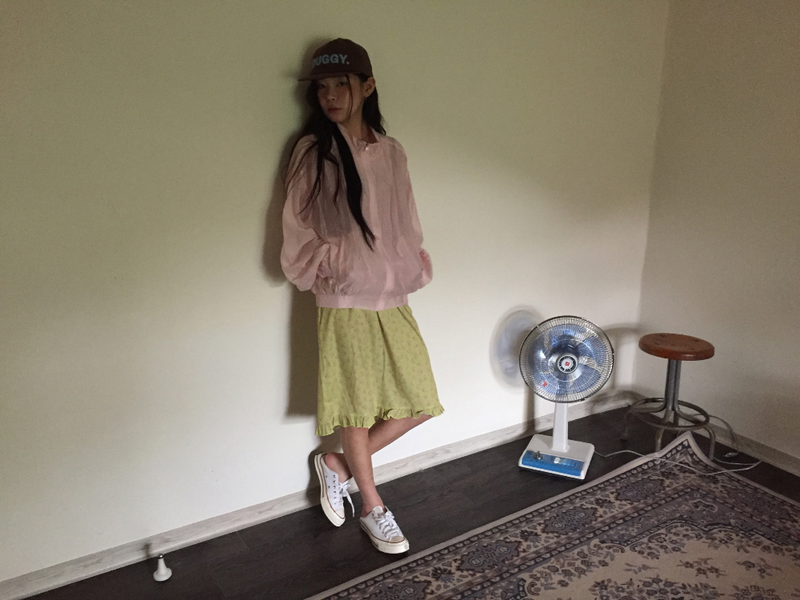 Merry Flower Frill Skirt (2color)