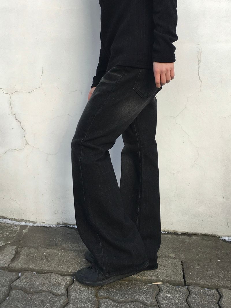 Charen Flare Denim Pants 2C