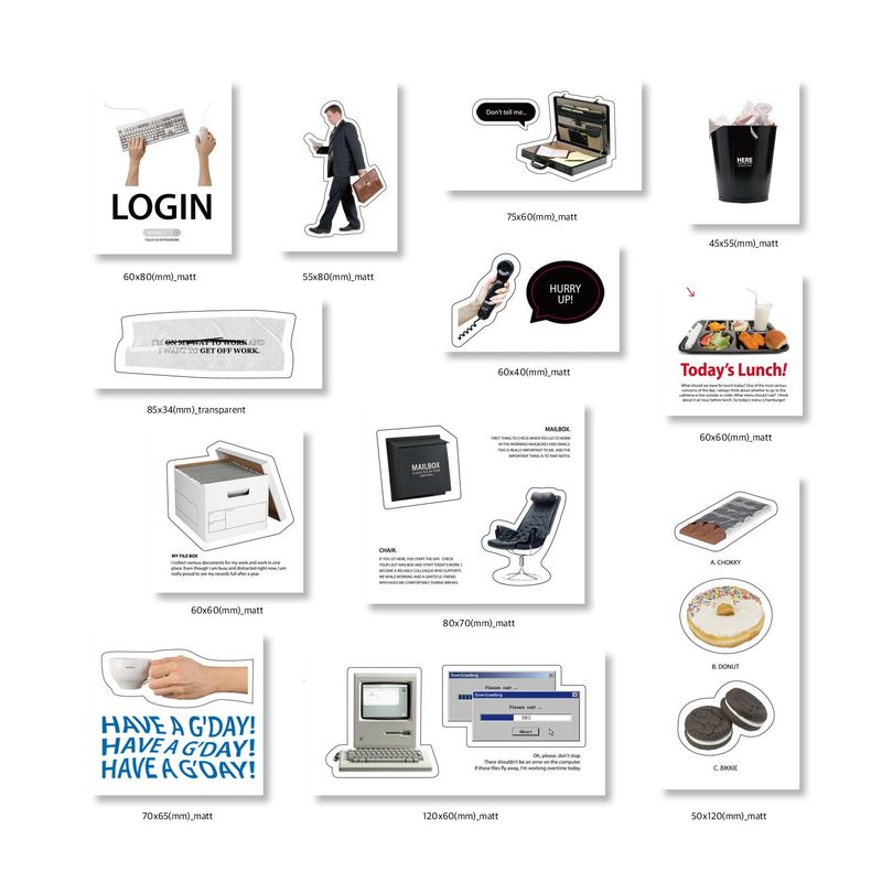 [stickerpack] mydiary(business)