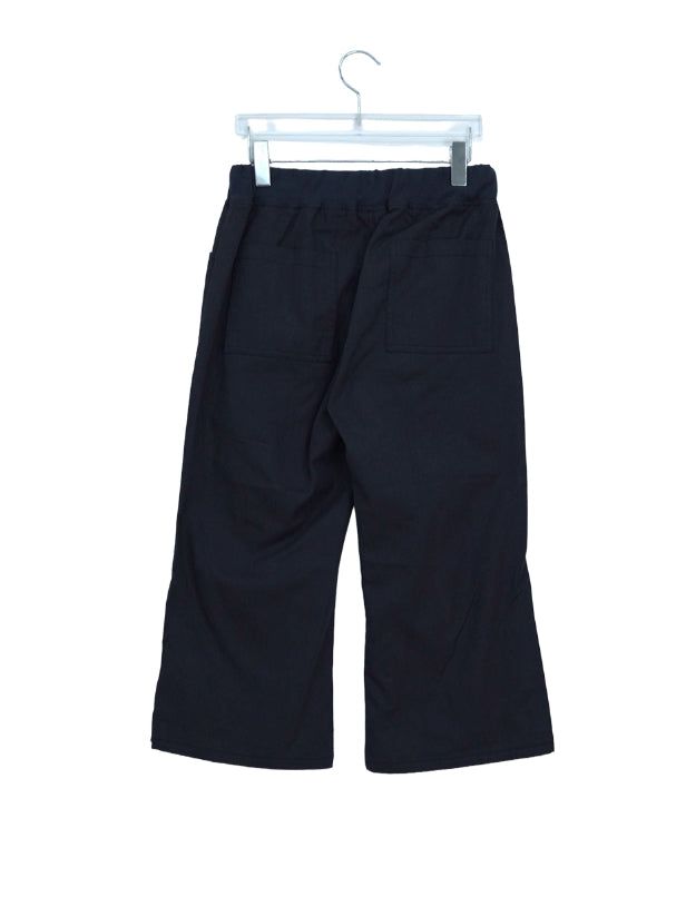 Theor Button Bootcut Bermuda Capri Pants