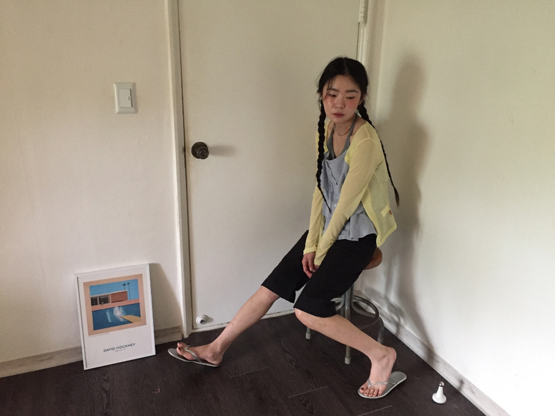Linear Capri Pants (2color)