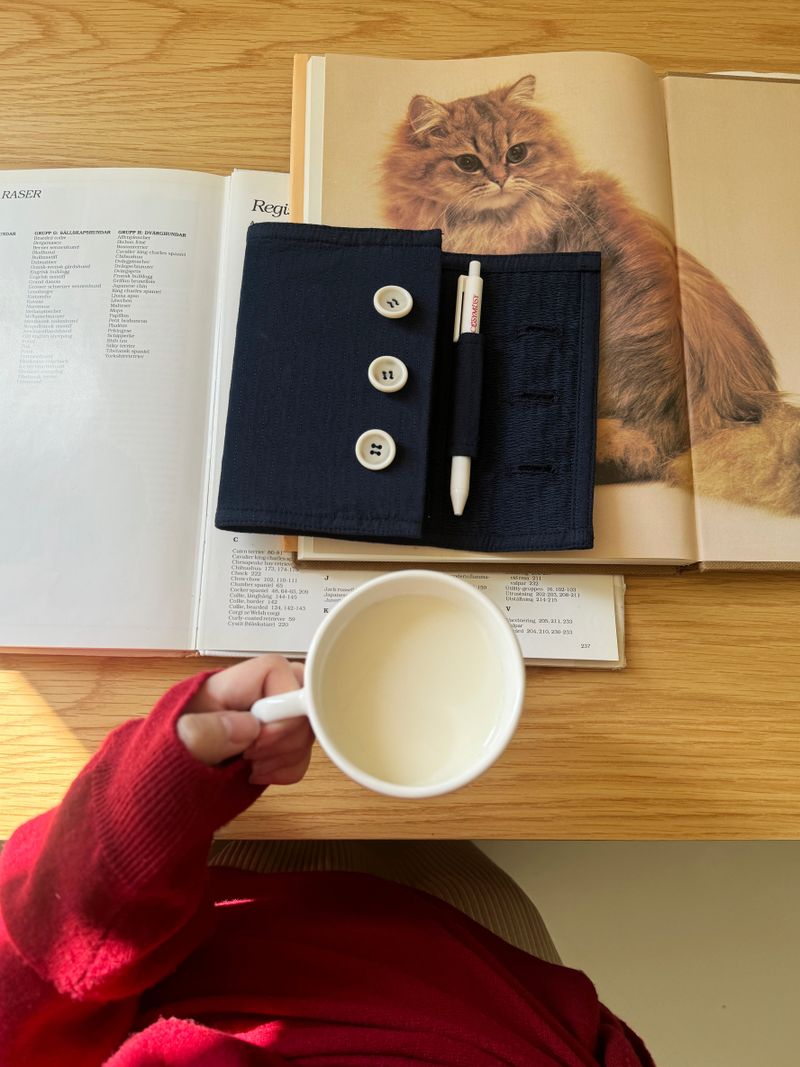 Cosymosy Cosy Button Note - Indigo