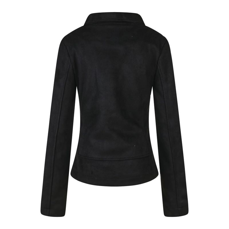 Napoleon Button Suede Rider Jacket