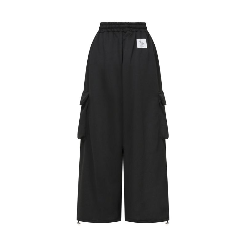 LARGIO CARGO WIDE SWEAT PANTS (3COLOR)
