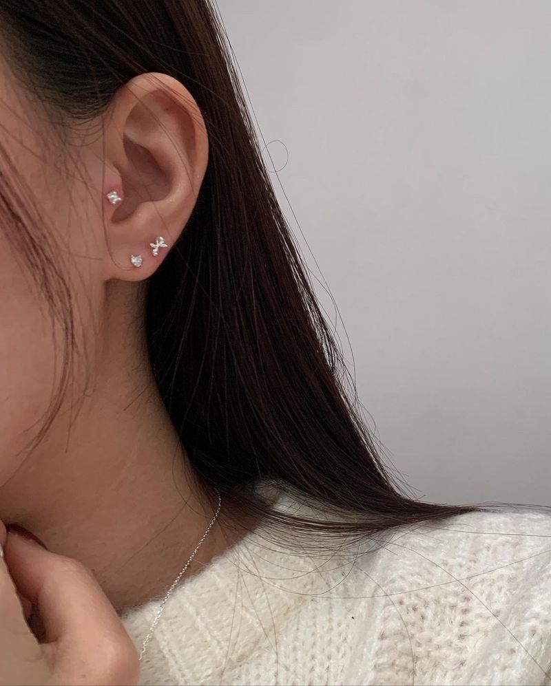 dearmerry（ディアメリー）の「(silver925) ホリデーミニピアスセット *silver（アクセサリー）」