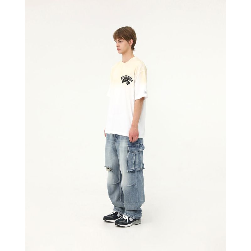 LIGHT BLUE CARGO DEMIM PANTS