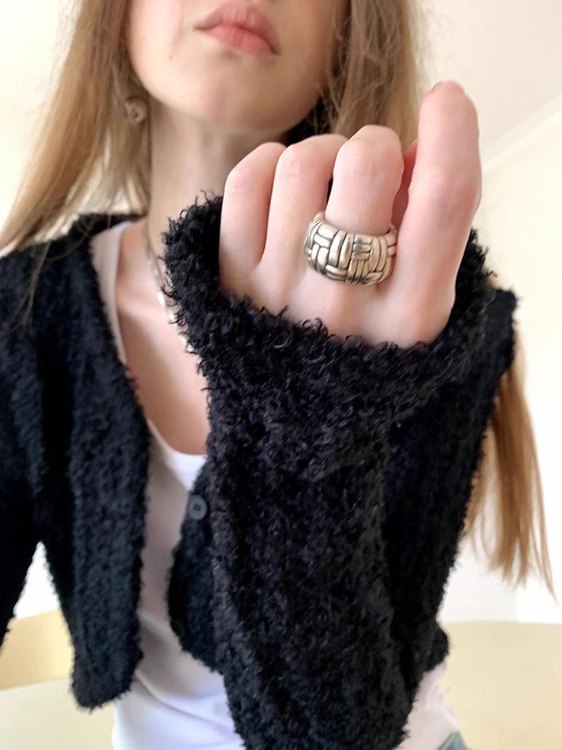House of haus（ハウス オブ ハウス）の「[インフルエンサー着用] エスニック ビッグ クロケット ボールド リング（アクセサリー）」