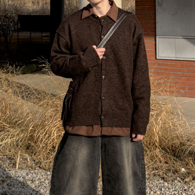 Lunet Wool Round Cardigan