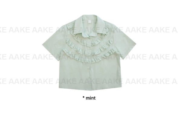 FRILL LAYERED SHIRT