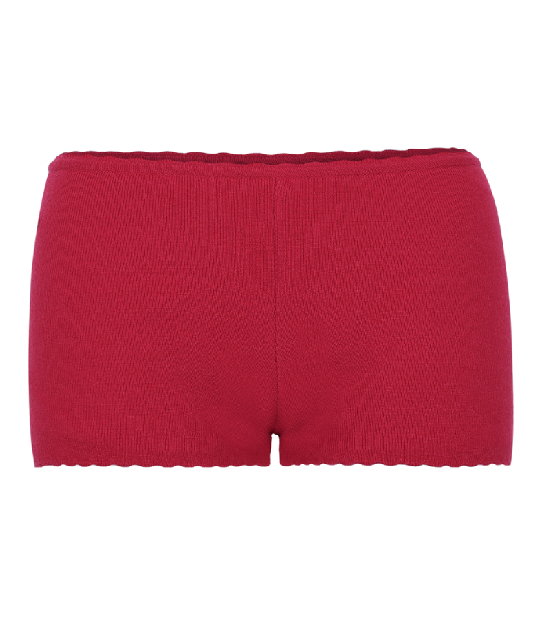Frill Micro Knit Shorts