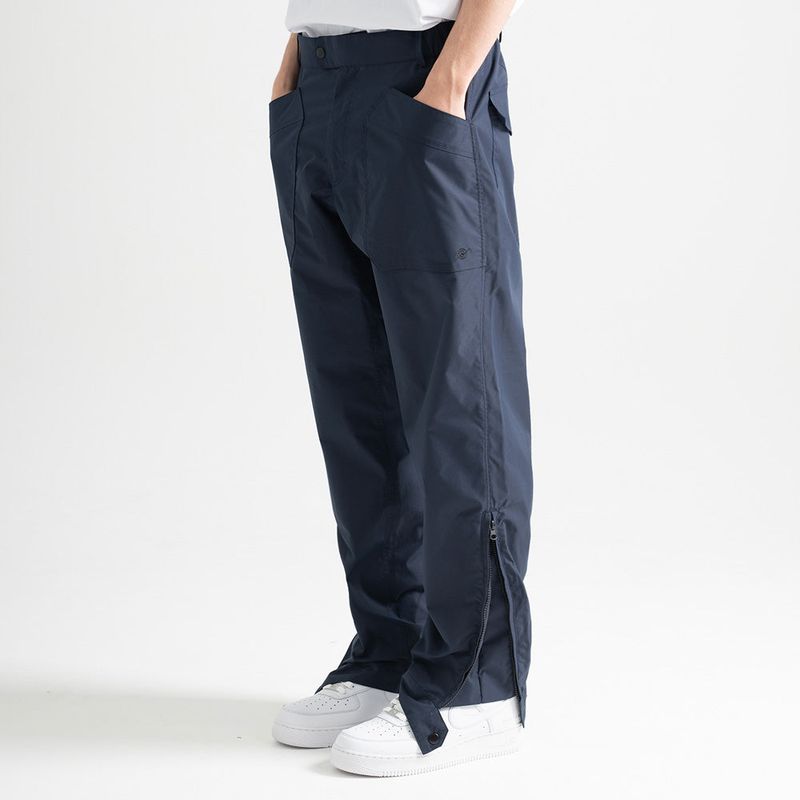 Poly Cotton Cargo Pants - NAVY