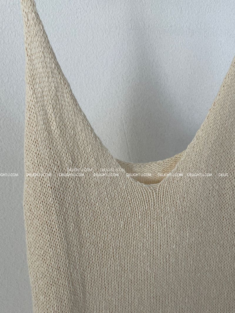 knit fringe bustier long dress