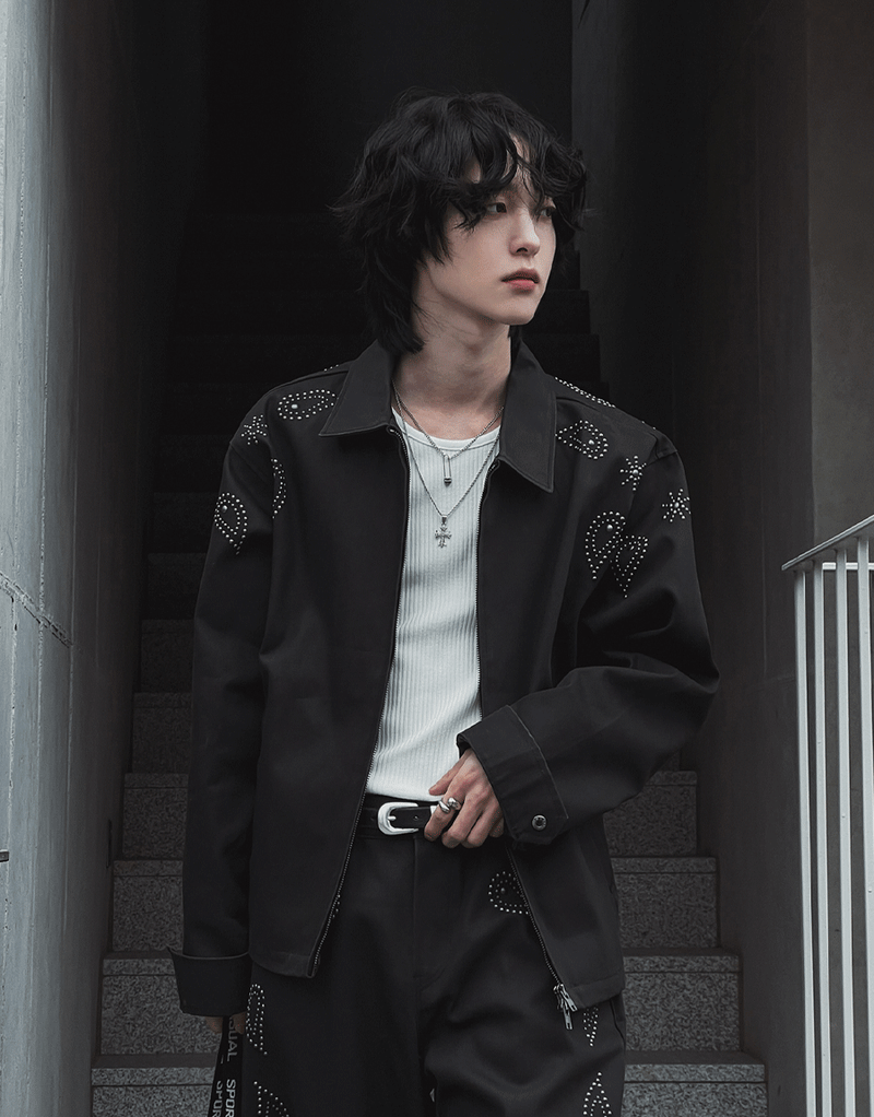 2PLAN（ツープラン）の「ソリッドティアスタッドジャケット (3 color)（Jackets/Outerwear）」