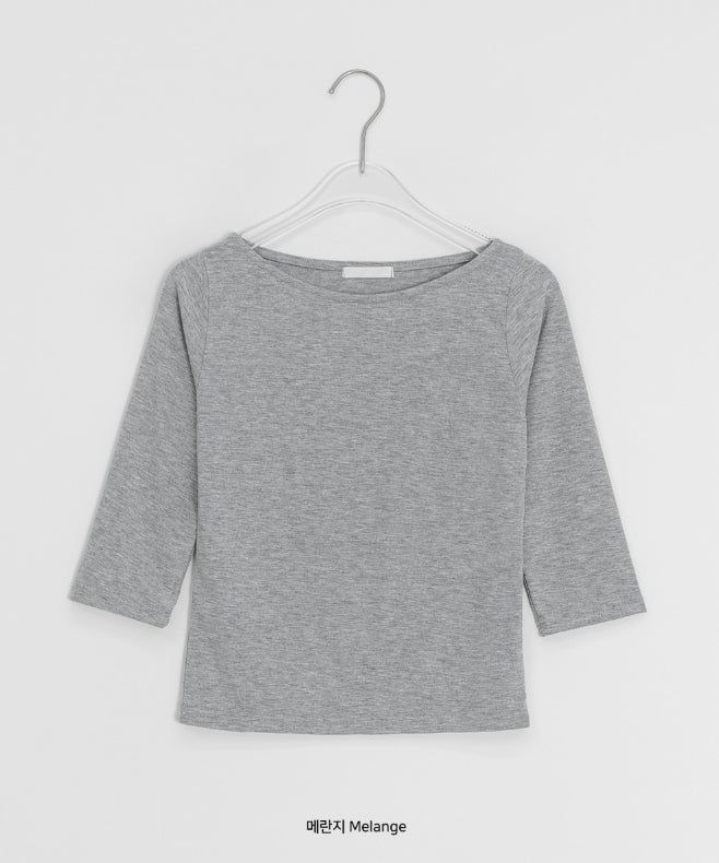 Chiri Boatneck Three Quarter Tee