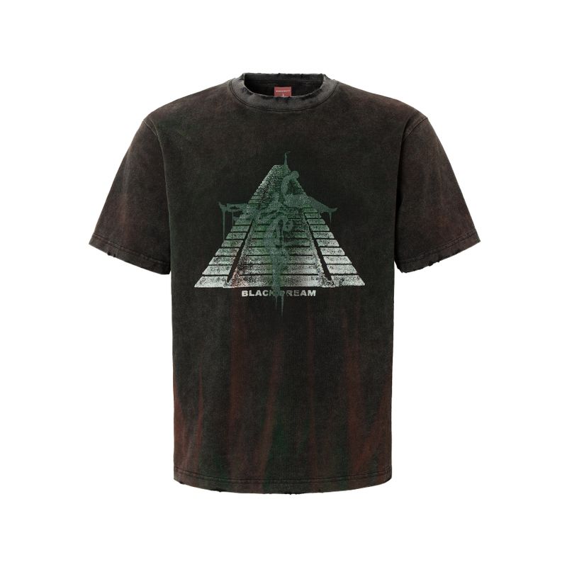WANGXINGYU(ワンシンユー)の「BLACK DREAM VINTAGE WASHED T SHIRT(Tops)」