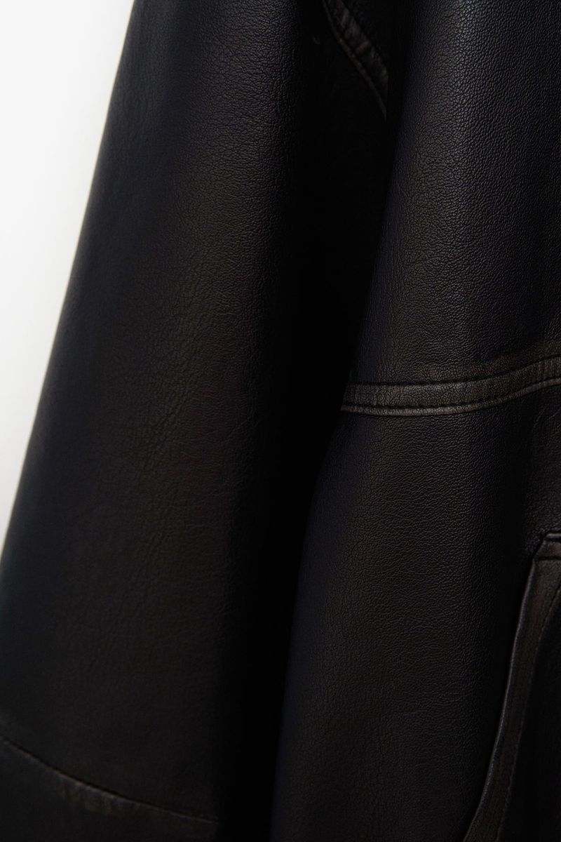 Hand Washed Leather Blouson (2color)
