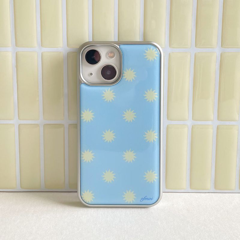 ofmoi（オブモイ）の「サニー スカイ シルバー エポキシ フォン ケース（スマホグッズ/小物）」