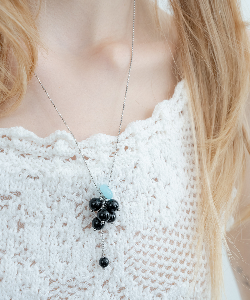 XANADU(ジェナドゥ)の「FRUIT NECKLACE_BLACK(Accessories)」
