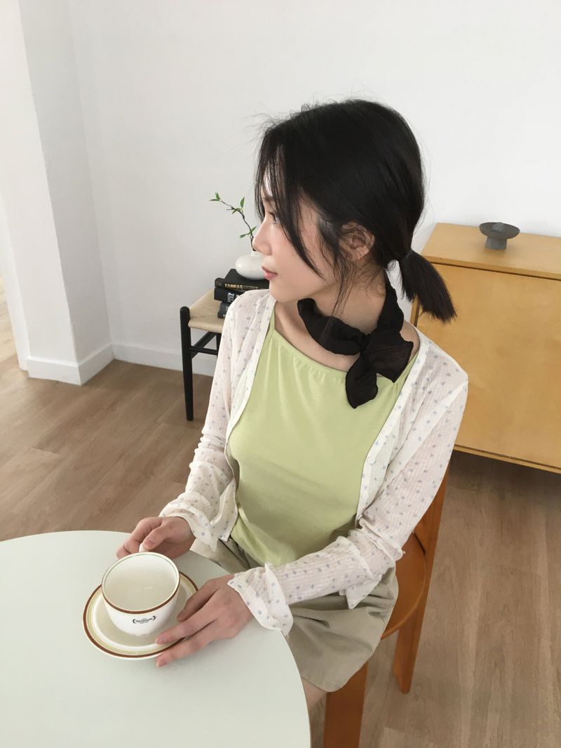Petal Sheer Cardigan (2color)