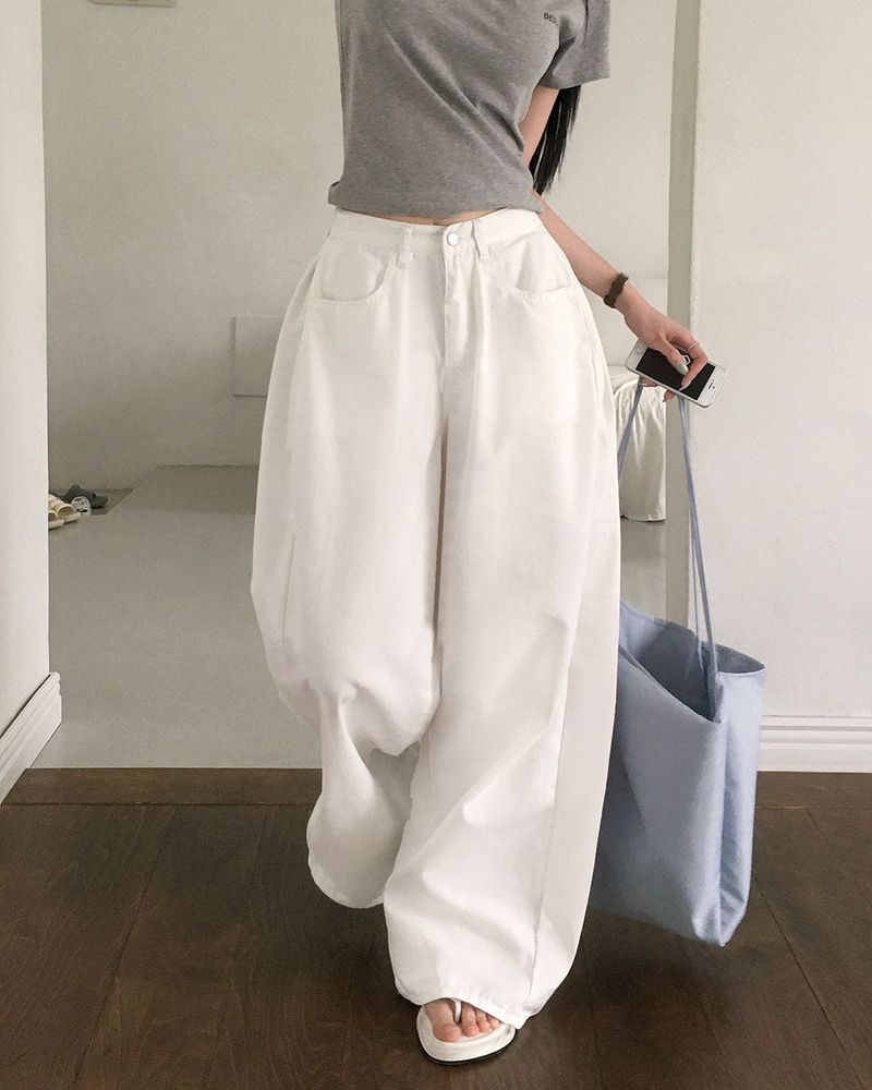 [MADE] PLAC, folding wide pants