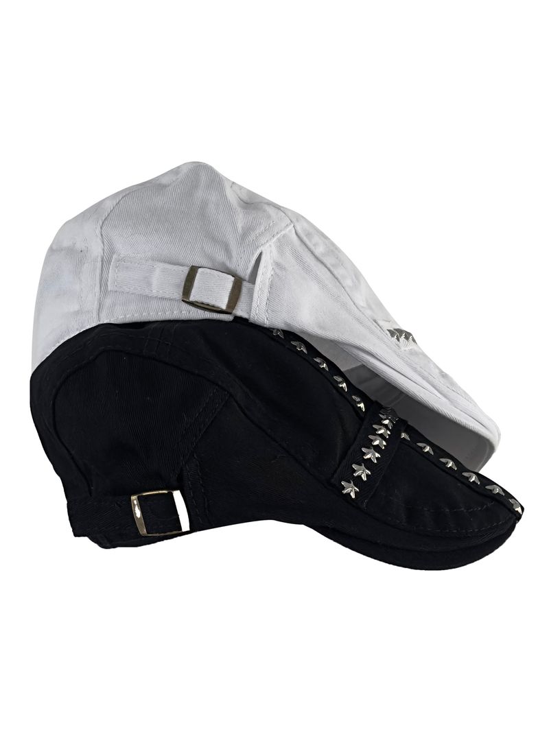 cross studded hunting cap (2color)