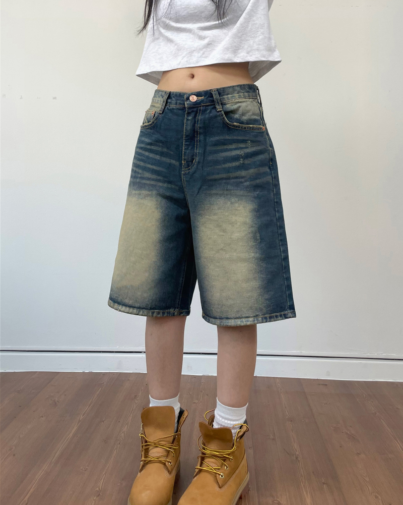 ADY DAMAGE BERMUDA SHORT PANTS 2C
