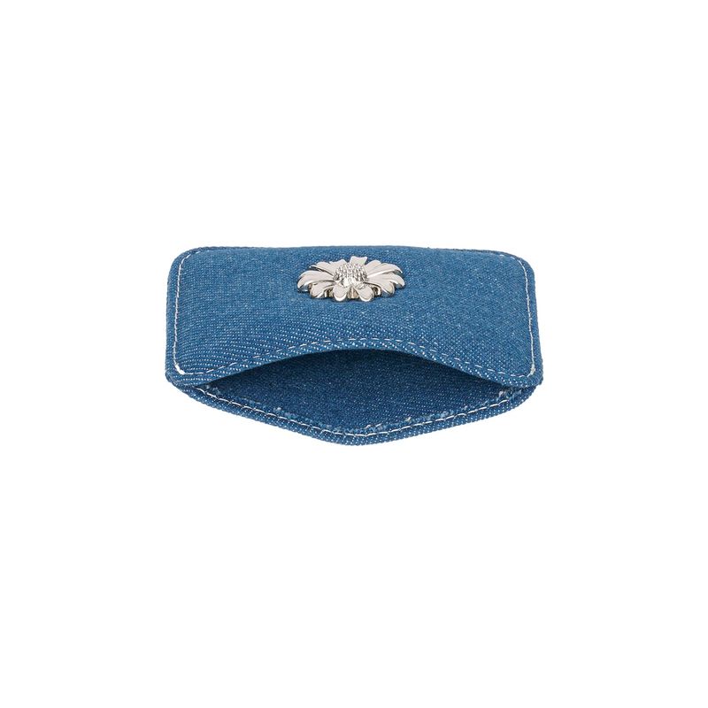Daisy Slim Mini Transportation Card Wallet denim