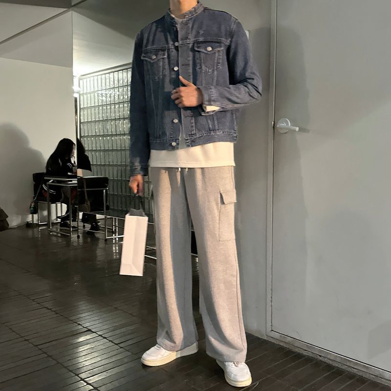 LMN Semi-Overs China Denim Jacket (blue)