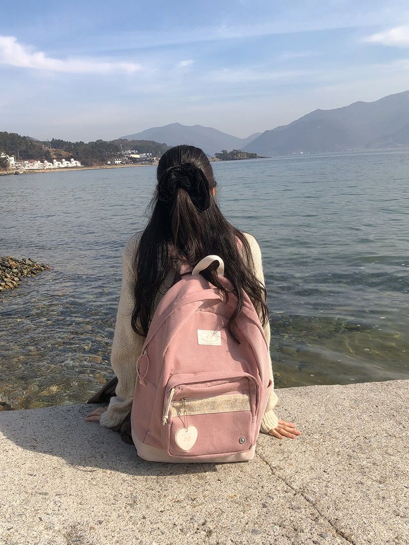 Bon voyage backpack_mauve pink