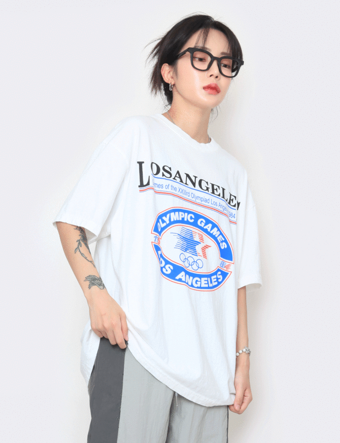 nutellike(ヌテールライク)の「Los Angeles Short-Sleeved T-Shirt(Tops)」
