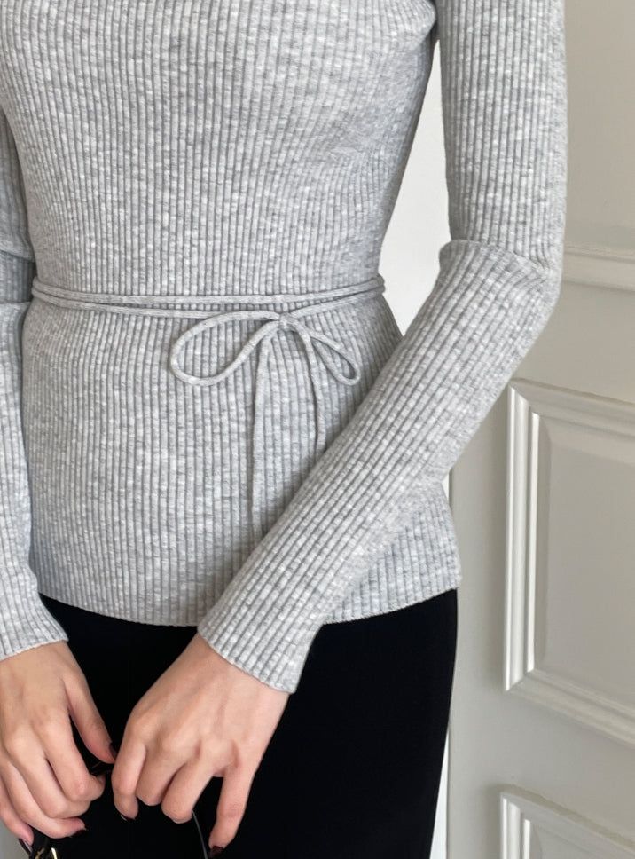 Luna Diagonal Unbalance Rib Knit (Strap Set)