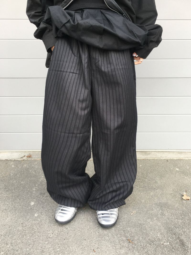 Paul Stripe Banding Slacks (2c)